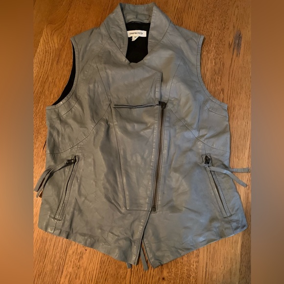 Improvd Leather Vest - Picture 1 of 5